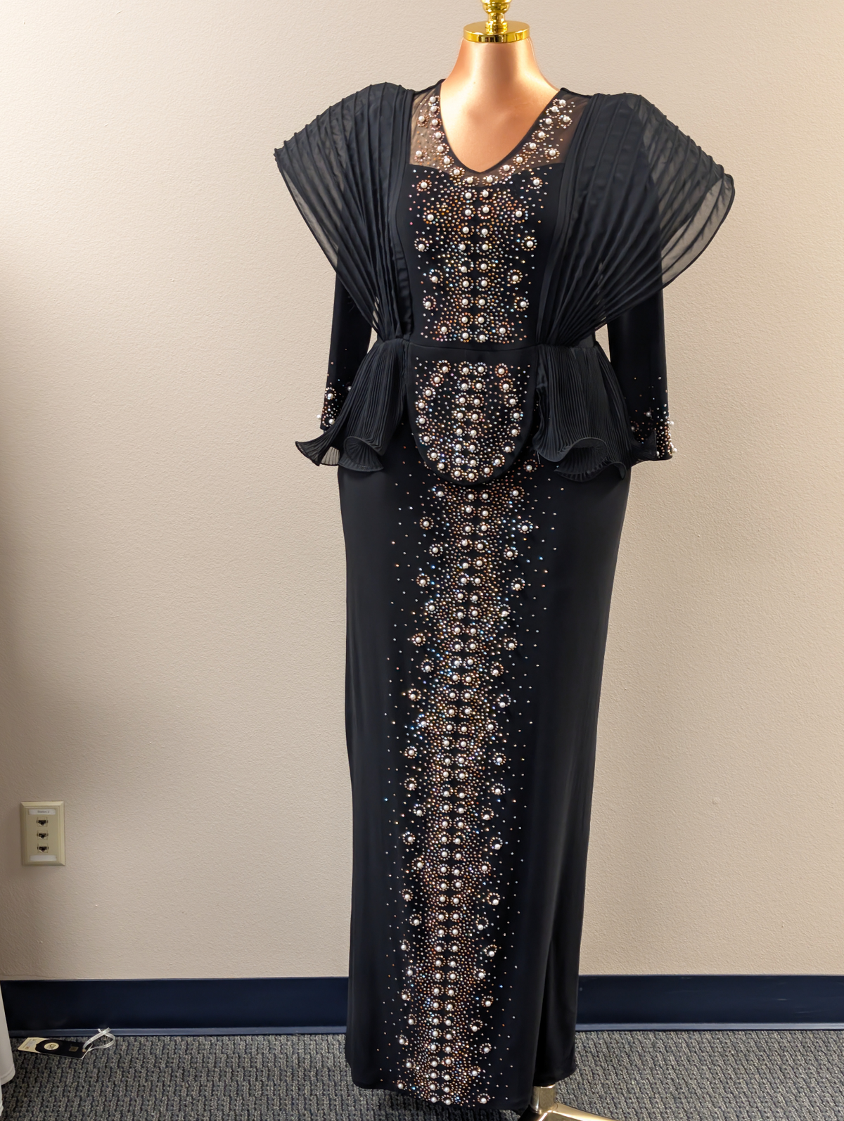 Stoned Designed Maxi Dress