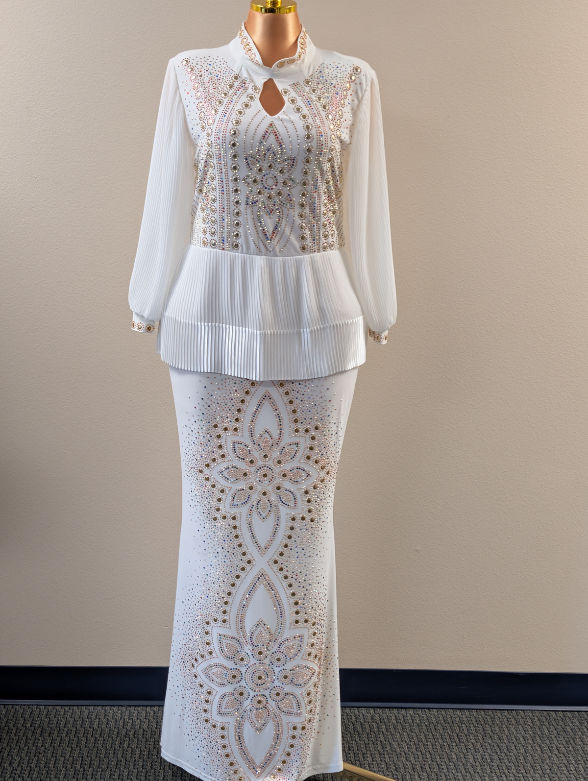 Stoned Designed Maxi Dress
