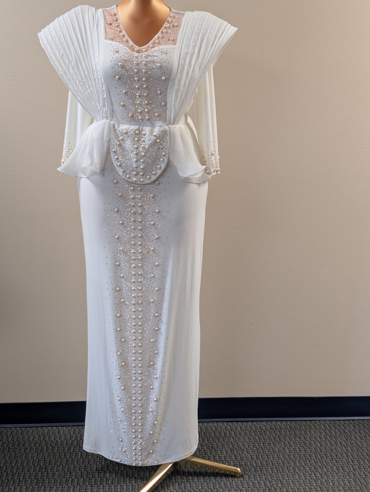 Stoned Designed Maxi Dress