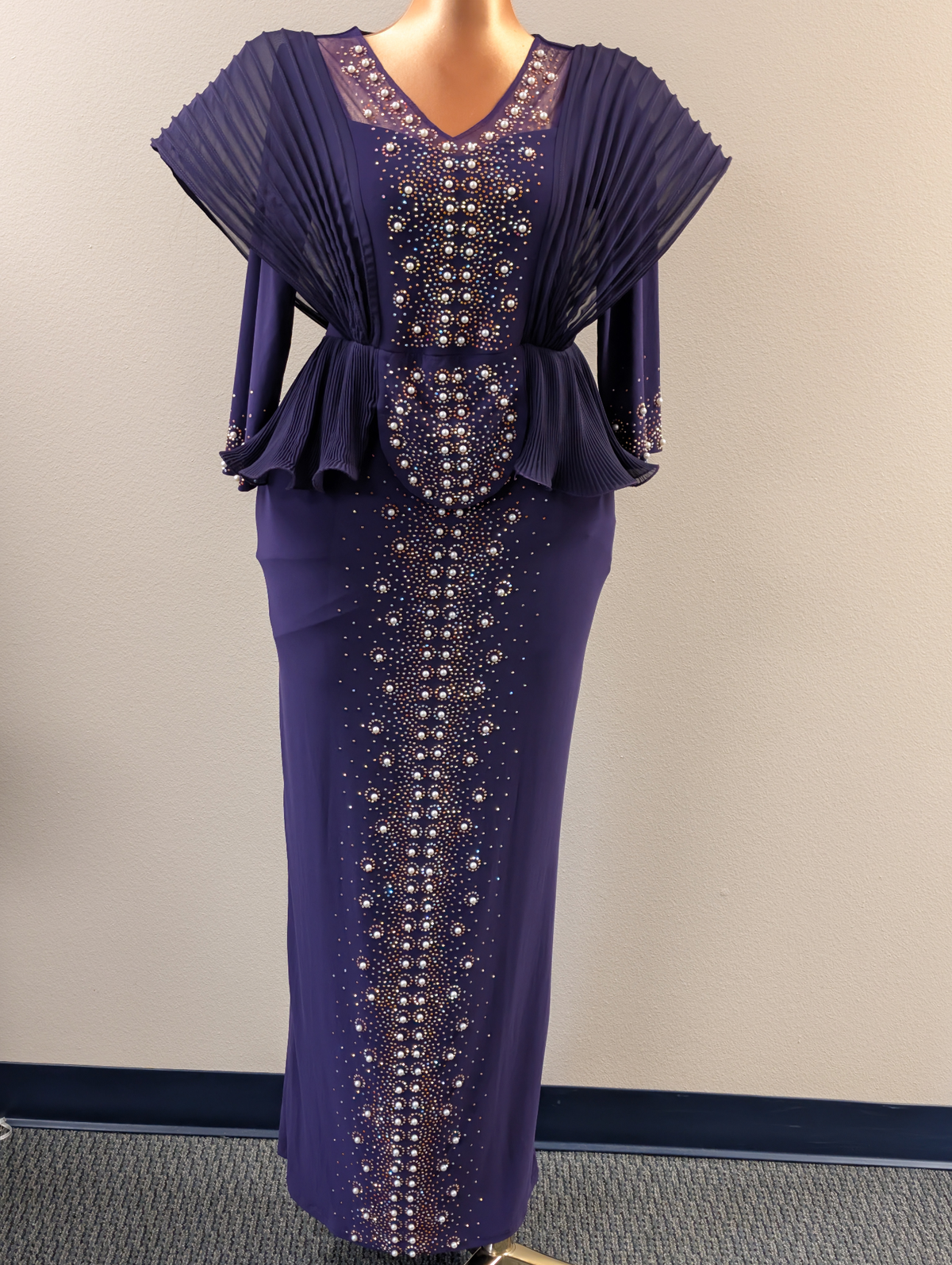Stoned Designed Maxi Dress