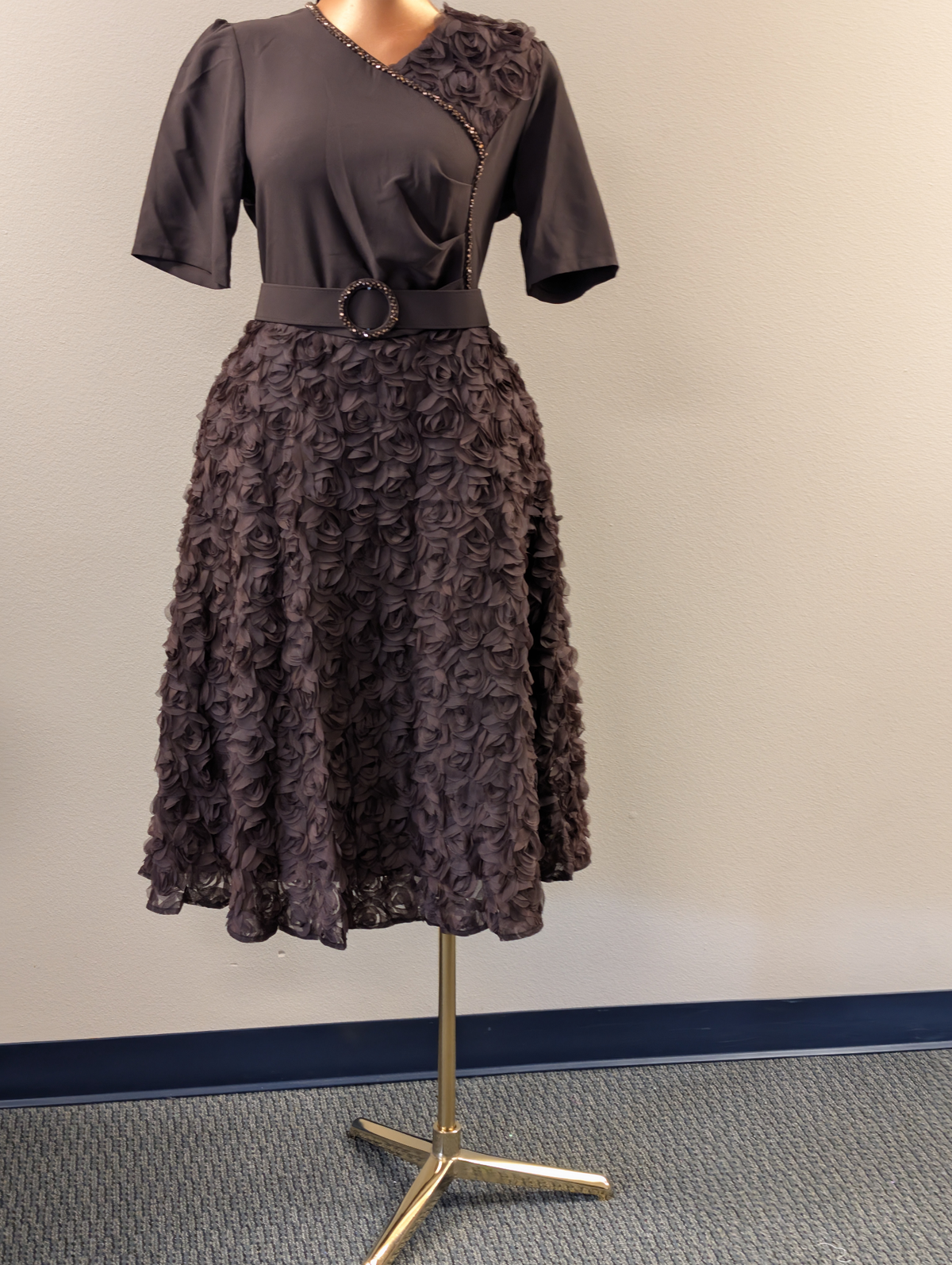 Flowery Midi Dress