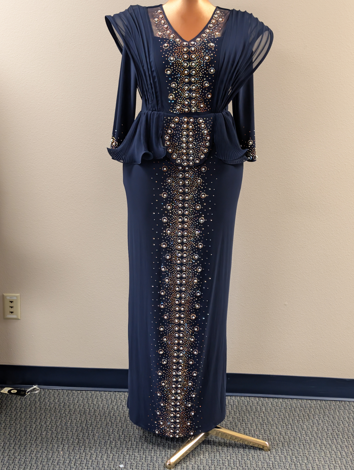 Stoned Designed Maxi Dress